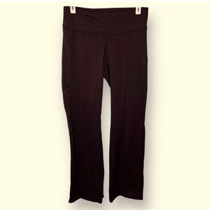 Lucy Powermax Black Boot Cut Flare Pants, Size XS